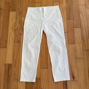 Vince. | White Pants | Size 4 | Pockets Flat Front Belt Loops